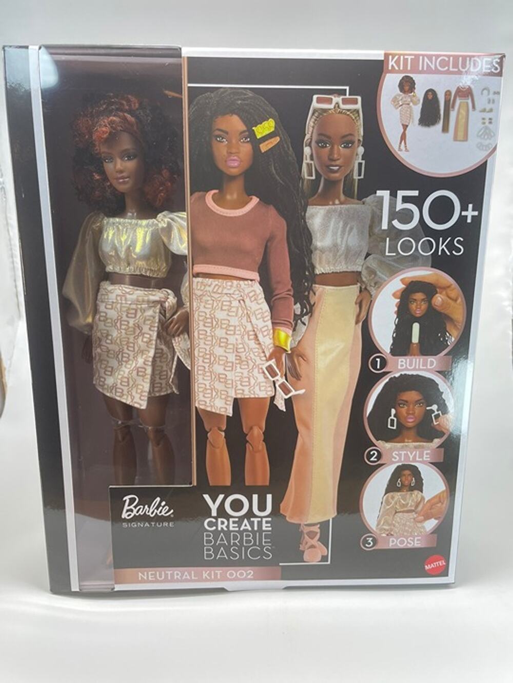 Barbie Signature YOU CREATE Barbie Basics Neutral Kit 002 JJX36 NIB